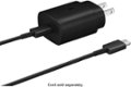 Alt View Zoom 12. Samsung - 25W Super Fast Charging Wall Charger USB-C - Black.