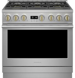 Monogram - 6.2 Cu. Ft. Freestanding Gas Convection Range with 6 Burners - Stainless steel - Front_Zoom