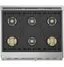 Alt View 11. Monogram - 6.2 Cu. Ft. Freestanding Gas Convection Range with 6 Burners - Stainless Steel.