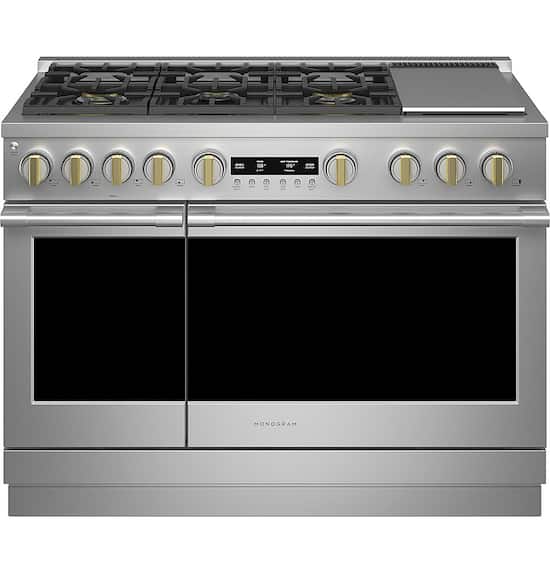 Double oven gas range best buy deals