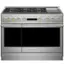 Alt View 11. Monogram - 8.9 Cu. Ft. Freestanding Double Oven Gas Convection Range with 6 Burners - Stainless Steel.