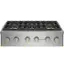 Alt View 11. Monogram - 36" Built-In Gas Cooktop with 6 Burners - Stainless Steel.
