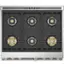 Alt View 11. Monogram - 5.7 Cu. Ft. Freestanding Dual Fuel Convection Range with Self-Clean, Built-In Wi-Fi, and 6 Burners - Stainless Steel.