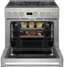 Alt View 2. Monogram - 5.7 Cu. Ft. Freestanding Dual Fuel Convection Range with Self-Clean, Built-In Wi-Fi, and 6 Burners - Stainless Steel.