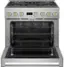 Alt View 1. Monogram - 5.7 Cu. Ft. Freestanding Dual Fuel Convection Range with Self-Clean, Built-In Wi-Fi, and 6 Burners - Stainless Steel.