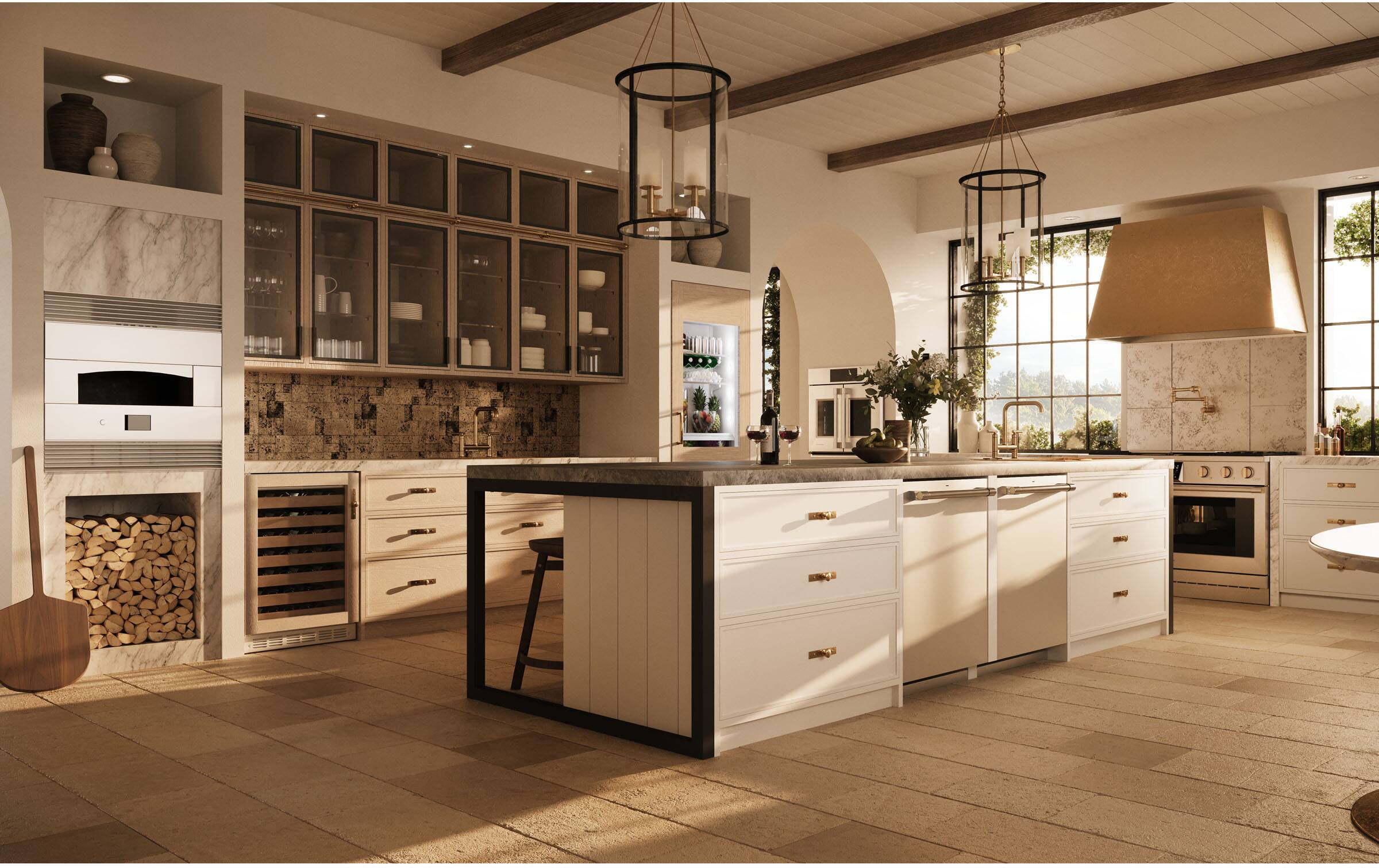 Alt View 21. Monogram - 8.25 Cu. Ft. Freestanding Double Oven Dual Fuel Convection Range with Self-Clean, Built-In Wi-Fi, and 4 Burners - Stainless Steel.