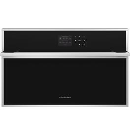 Monogram - Minimalist 30" Built-In Single Electric Convection Wall Oven with Steam and Combination Cooking - Stainless Steel