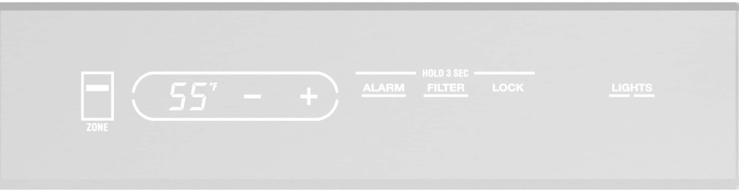 Alt View 13. Monogram - 106-Bottle Built-In Dual Zone Wine Cooler - Stainless Steel.