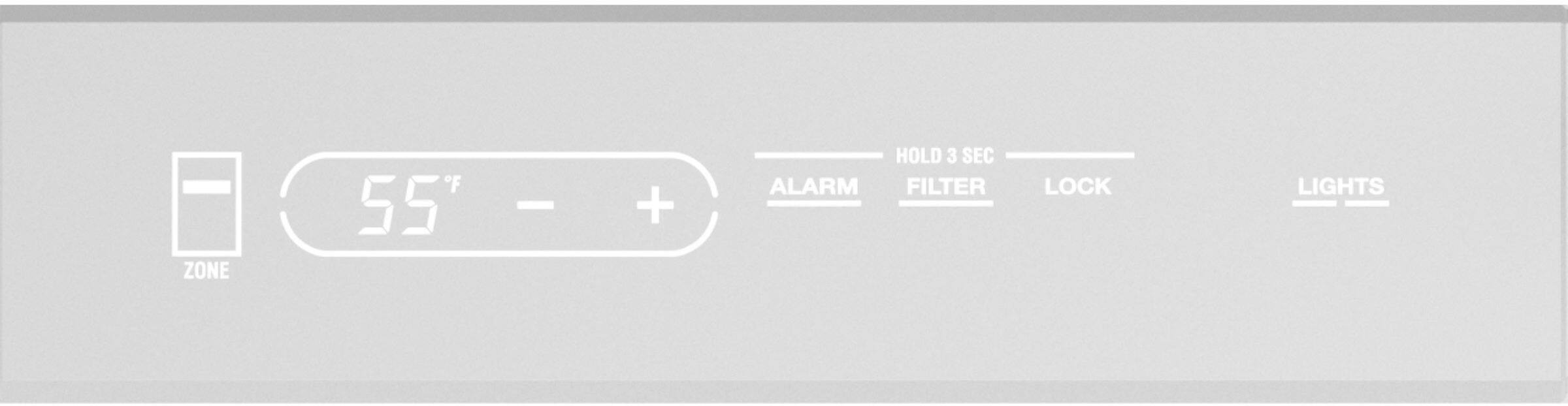 Alt View 13. Monogram - 106-Bottle Built-In Dual Zone Wine Cooler - Stainless Steel.