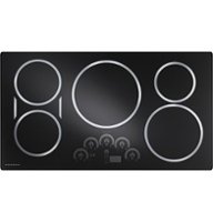 Monogram - 36" Built-In Electric Induction Cooktop with 5 Elements - Black Graphite - Front_Zoom