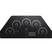 Alt View 11. Monogram - 36" Built-In Electric Induction Cooktop with 5 Elements - Black Graphite.
