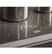 Alt View 18. Monogram - 36" Built-In Electric Induction Cooktop with 5 Elements - Black Graphite.