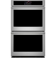 Monogram - Statement 30" Built-In Double Electric Convection Wall Oven with No-Preheat Air Fry - Stainless steel - Front_Zoom
