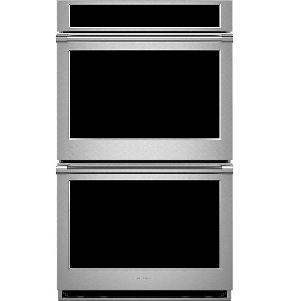 Alt View 13. Monogram - Statement 30" Built-In Double Electric Convection Wall Oven with No-Preheat Air Fry - Stainless Steel.