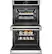 Alt View 14. Monogram - Statement 30" Built-In Double Electric Convection Wall Oven with No-Preheat Air Fry - Stainless Steel.