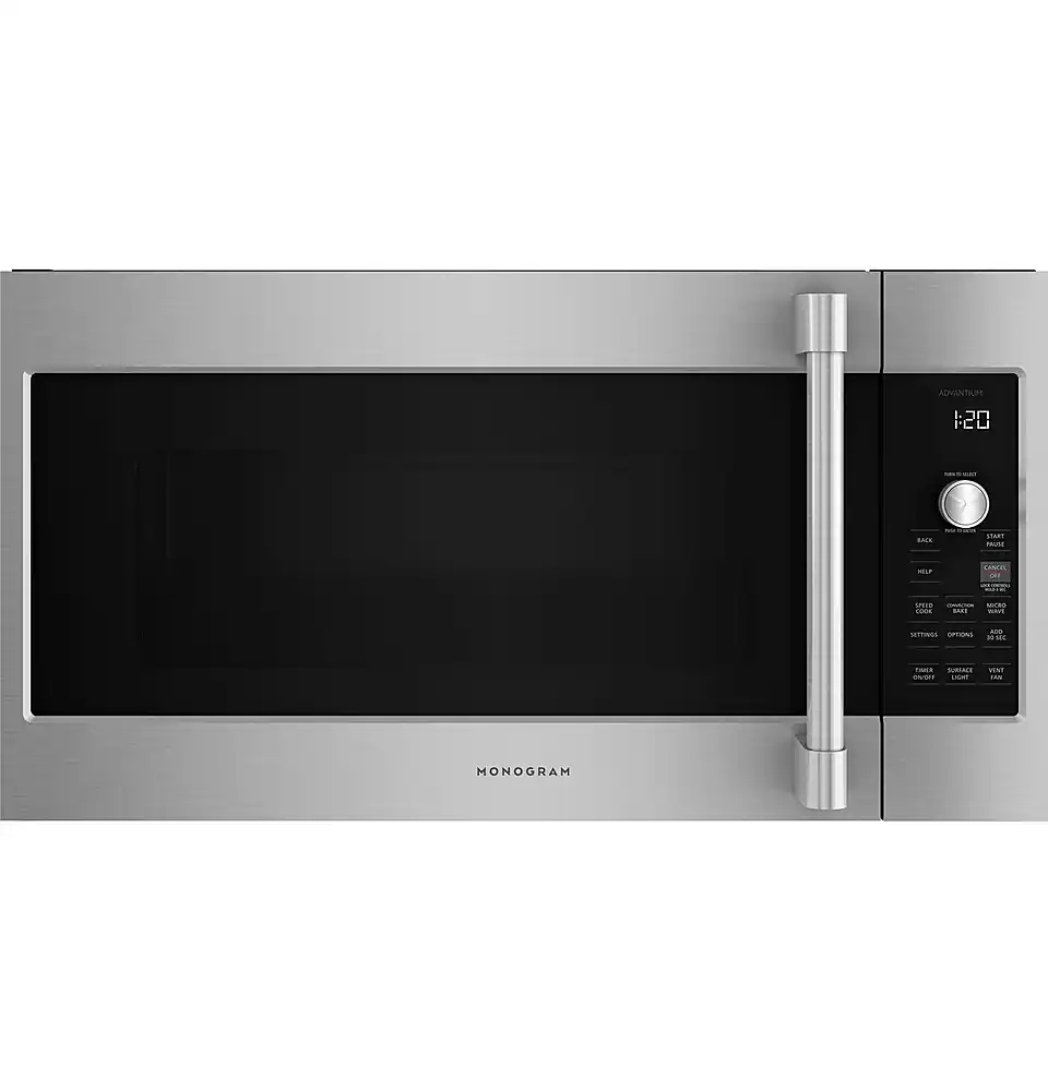 Monogram - Advantium 30" Built-In Single Electric Convection Wall Oven with 5-in-1 with Advantium Technology - Stainless Steel