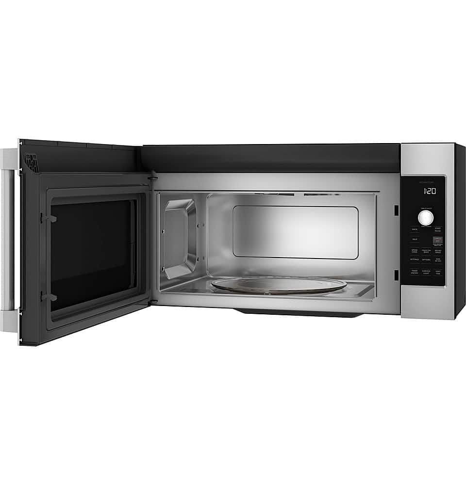 Alt View 11. Monogram - Advantium 30" Built-In Single Electric Convection Wall Oven - Stainless Steel.