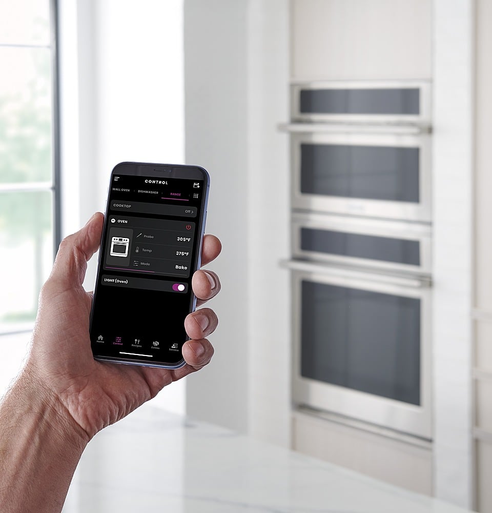 Alt View 25. Monogram - Statement 30" Built-In Single Electric Convection Wall Oven with No-Preheat Air Fry - Stainless Steel.