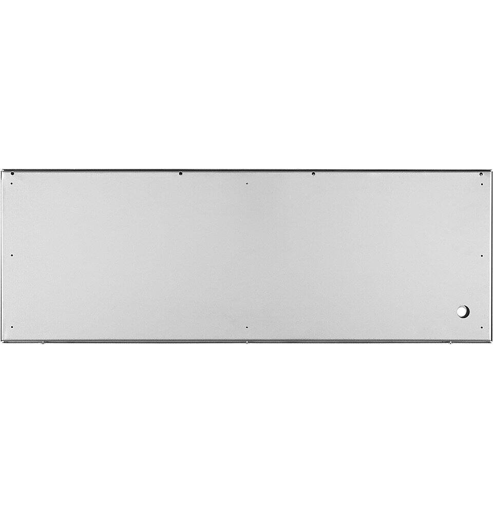 Front. Monogram - 3/4" Custom Panel for 30" Warming Drawer - Stainless Steel.