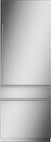 Monogram - 14.5 Cu. Ft. Bottom Freezer Built-In Refrigerator - Stainless steel - Front_Zoom