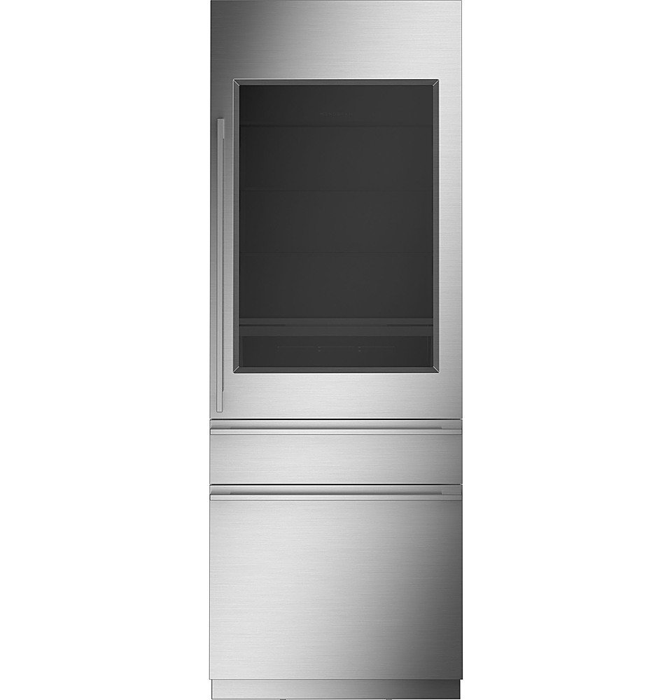 Monogram 14.6 Cu. Ft. Bottom Freezer Built-In Refrigerator Stainless steel  ZIK303NPPII - Best Buy
