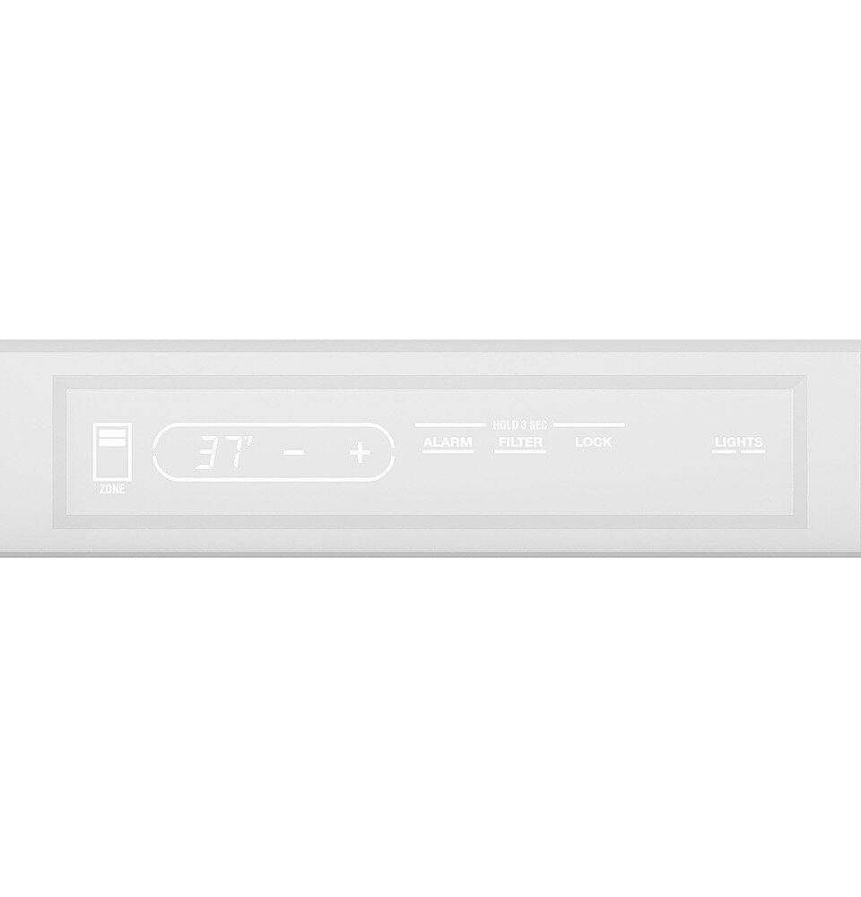 Alt View 13. Monogram - 14.6 Cu. Ft. Bottom Freezer Built-In Refrigerator - Stainless Steel.