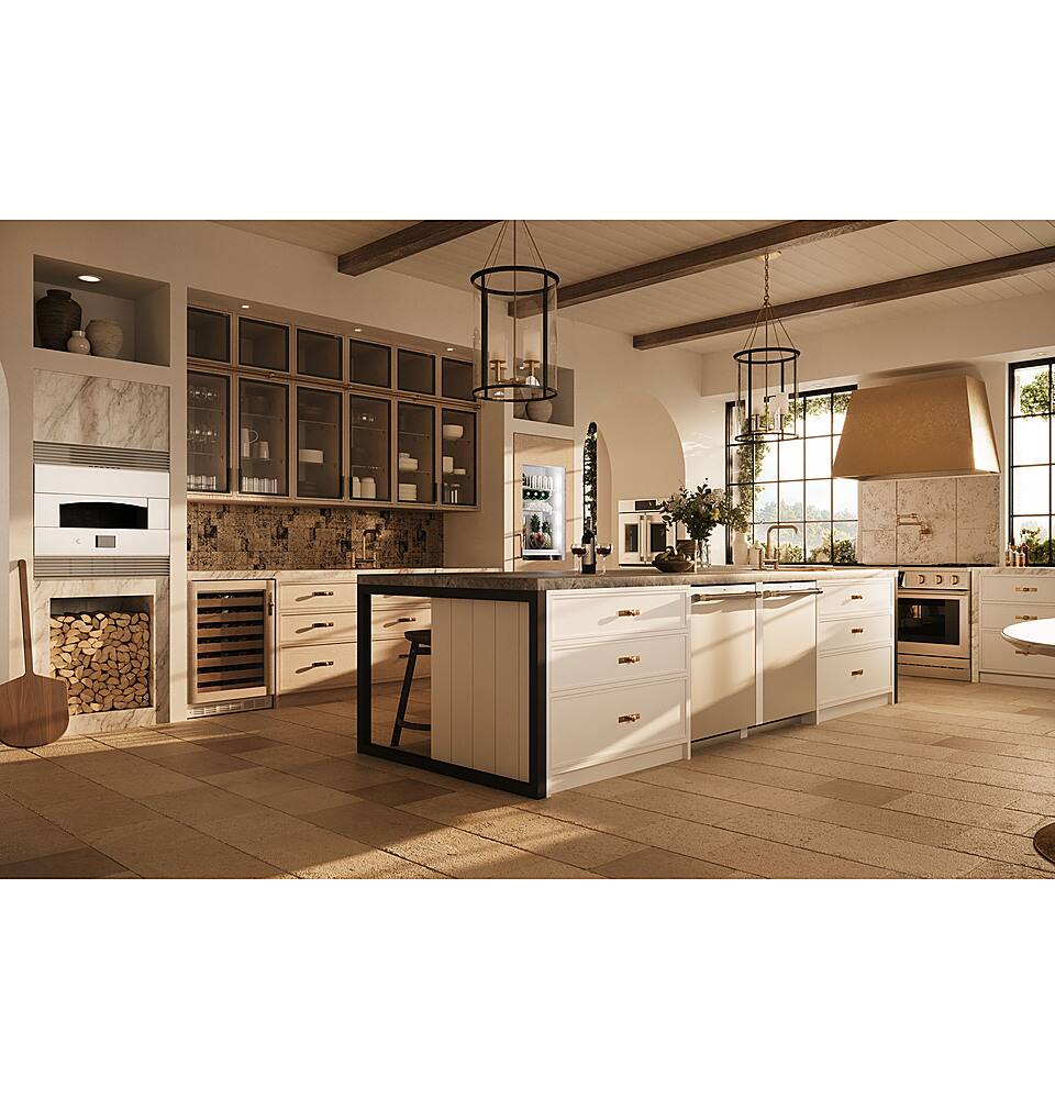 Alt View 15. Monogram - 14.6 Cu. Ft. Bottom Freezer Built-In Refrigerator - Stainless Steel.