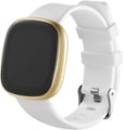 Alt View Zoom 13. Modal™ - Silicone Watch Band for Fitbit Versa 3 and Fitbit Sense - Pure white.