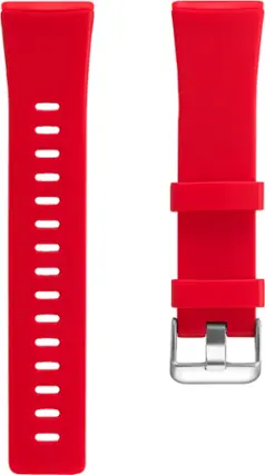 Angle. Modal™ - Silicone Watch Band for Fitbit Versa 3 and Fitbit Sense - Red.