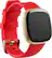 Alt View 12. Modal™ - Silicone Watch Band for Fitbit Versa 3 and Fitbit Sense - Red.