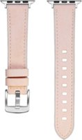 Platinum™ - Horween Leather Watch Band with Active Silicone Lining for Apple Watch 38mm, 40mm and Apple Watch Series 7 41mm - Tan - Angle_Zoom
