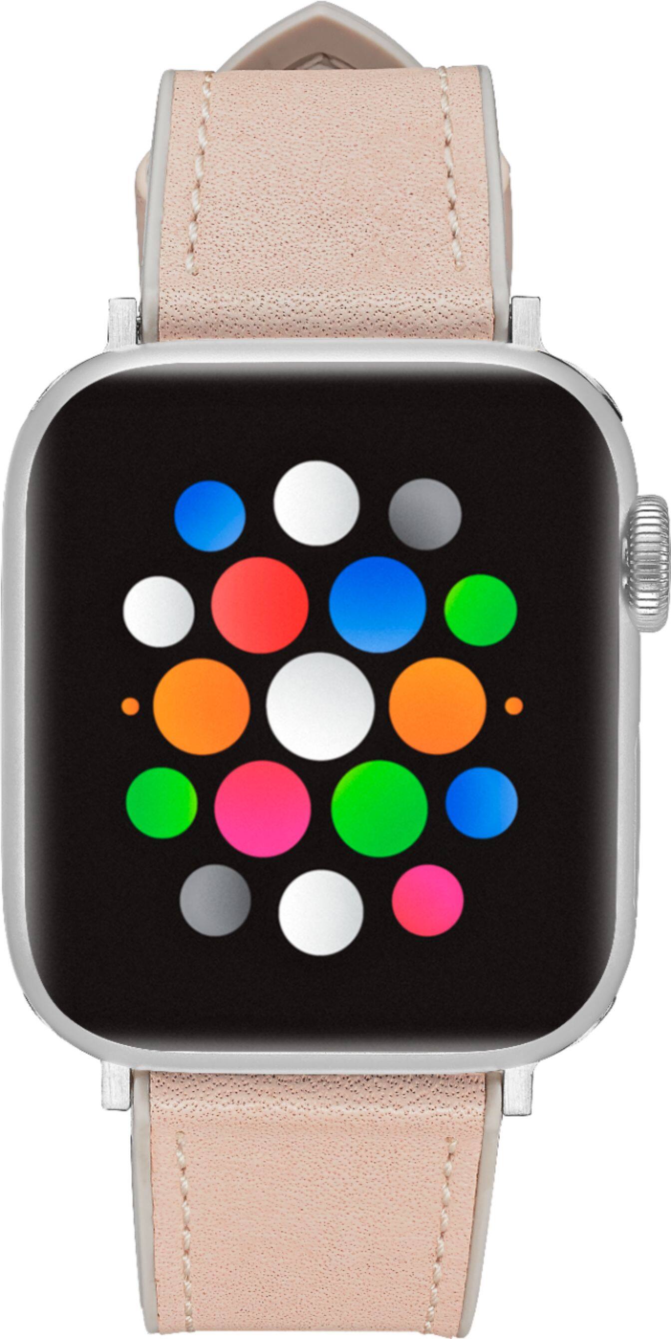 Alt View 11. Platinum™ - Horween Leather Band for Apple Watch 38mm, 40mm, 41mm and Apple Watch Series 1-9 - Tan.