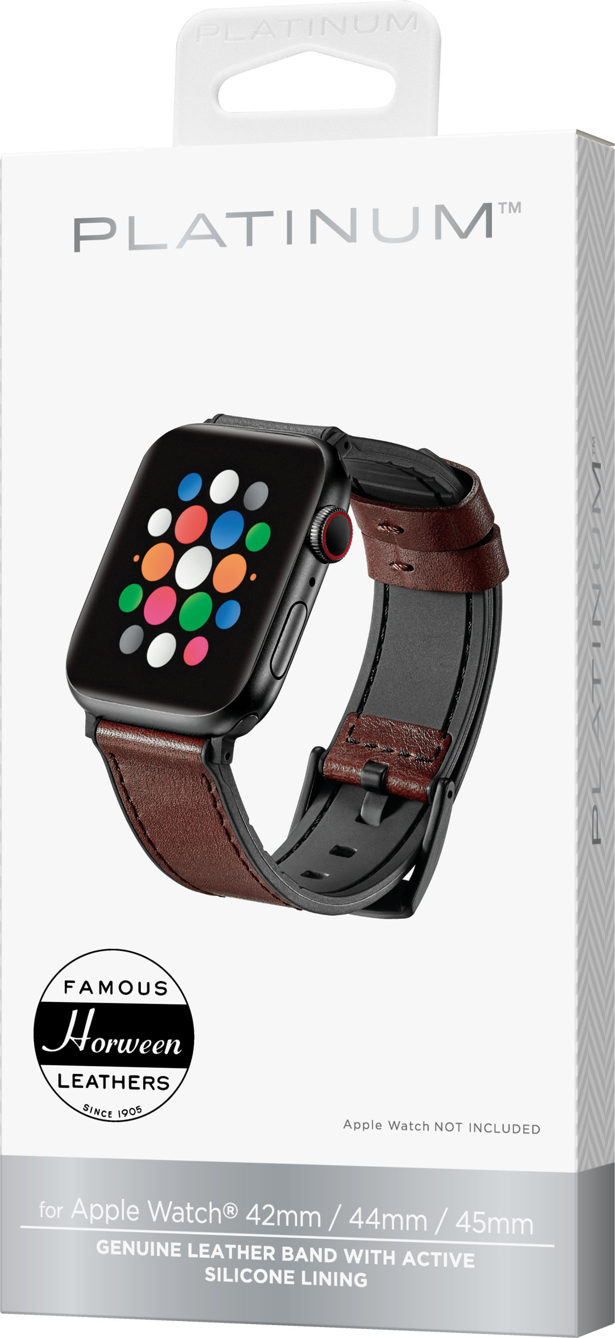Brown Horse Sport PU Leather Soft Strap Band for iWatch Series 5 4