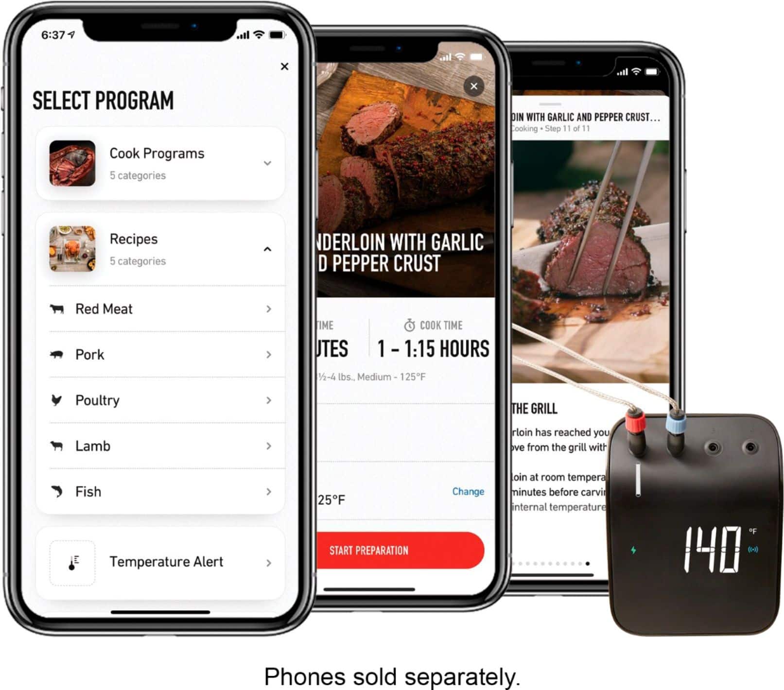 Left. Weber - Connect Smart Grilling Hub - Gray.