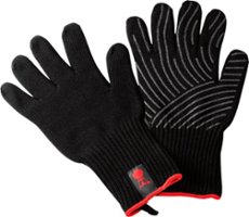 Weber - Black Premium BBQ Glove Set (Large/X-Large) - Black - Angle_Zoom