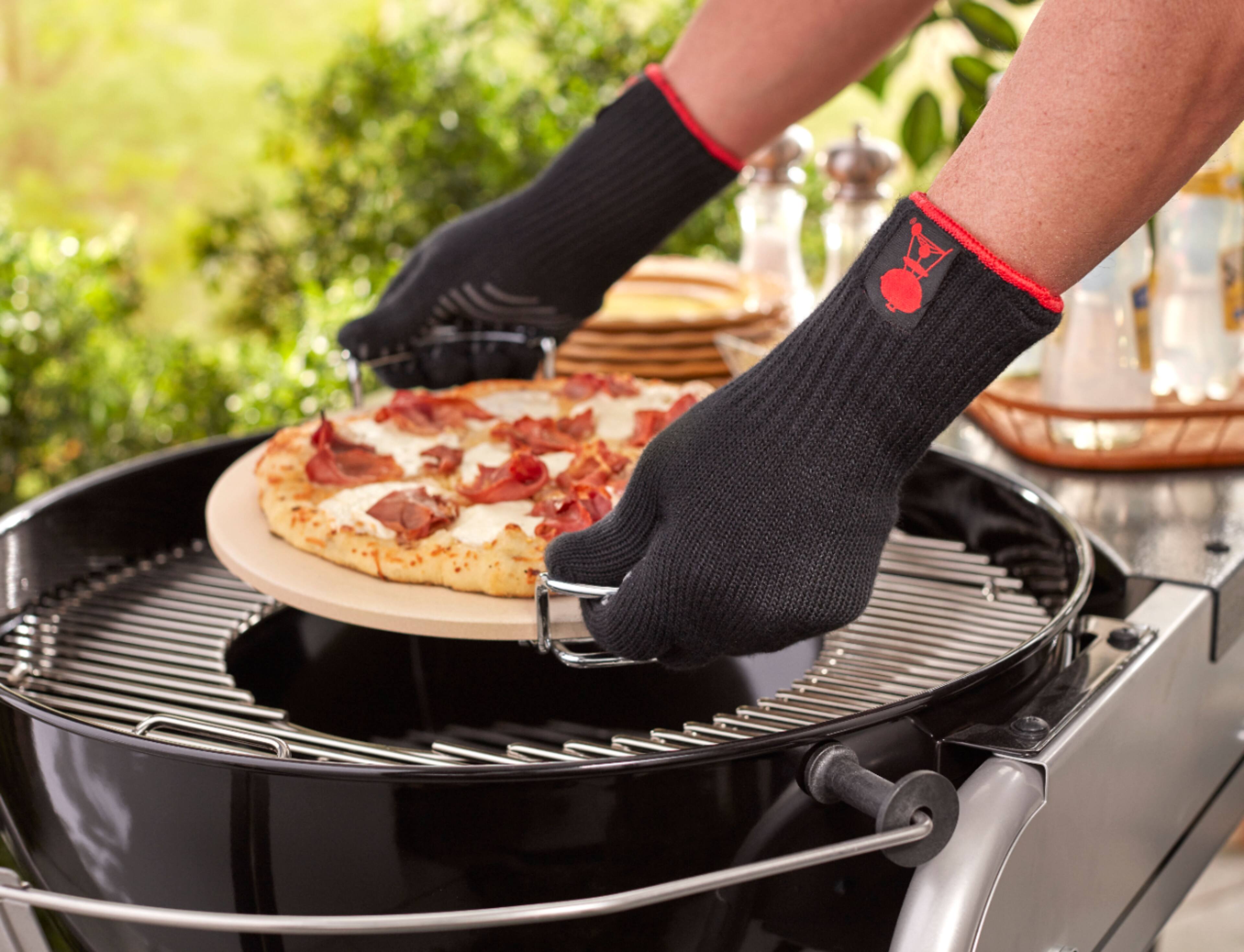 Alt View 13. Weber - Premium BBQ Glove Set (Large/X-Large) - Black.