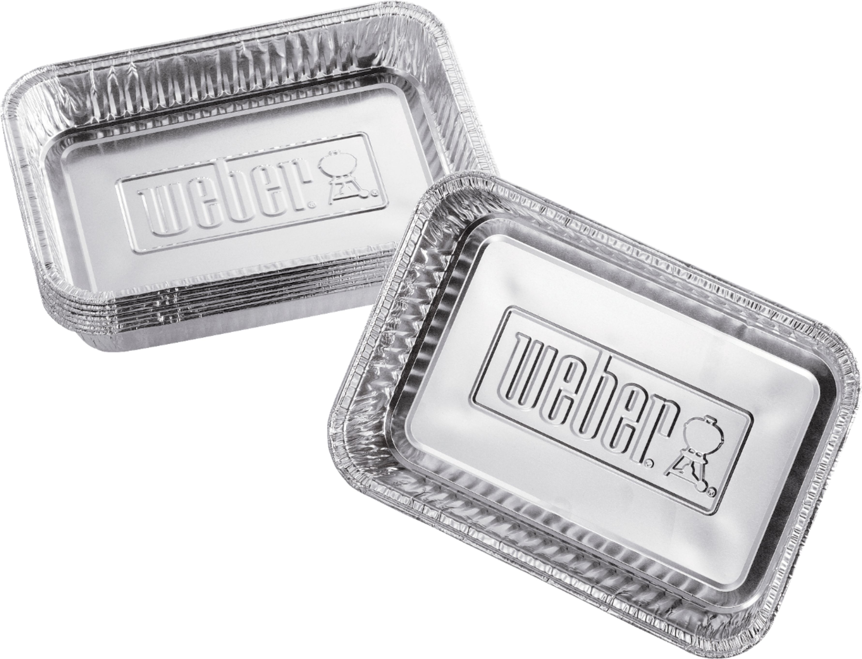 Weber Small Drip Pans (10-Pack) Silver 6415 - Best Buy