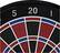 Alt View 12. MD Sports - New Haven Smart Dartboard Cabinet With Digital X/O Cricket Scorekeeping and Soft Tip Dart Set - Brown/Black.