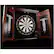 Alt View 11. Barrington - Billiards Chatham Wood Dartboard Cabinet With 18” Bristle Dartboard and Steel Tip Dart Set - Brown.
