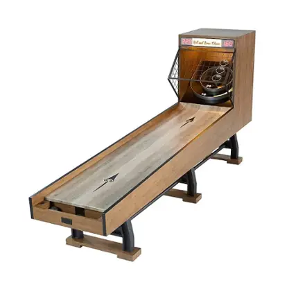 Angle. Barrington - Coventry Collection 10 ft. Roll and Score Game - Brown/Black.