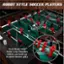 Alt View 11. Barrington - 58” Richmond Foosball Table Competition Size, Durable and Stylish with Tabletop Sports Soccer Balls, Family Game - Brown.