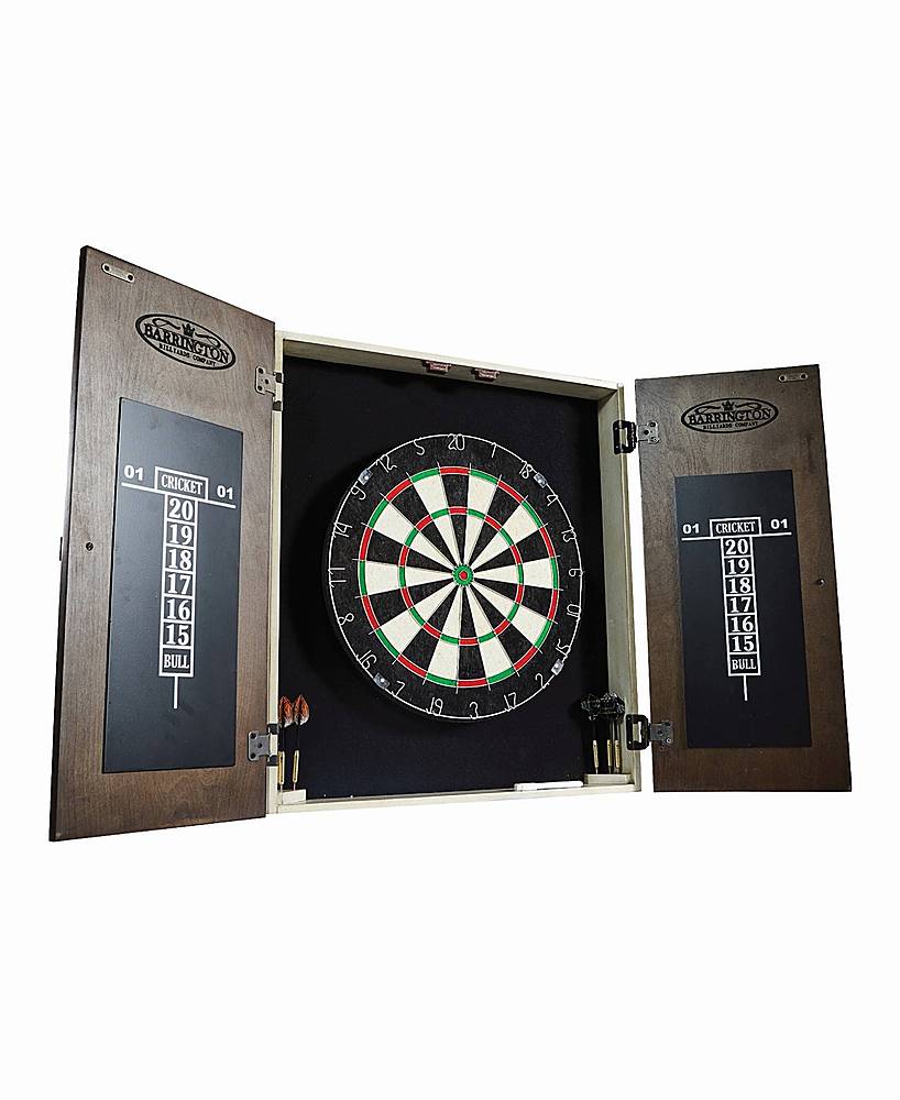 Angle View: Viper - Hideaway Dartboard Cabinet with Reversible Traditional and Baseball Dartboard - Black