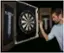 Alt View 14. Barrington - Bellevue Wood Dartboard Cabinet With 18” Bristle Dartboard and Steel Tip Dart Set - Brown.