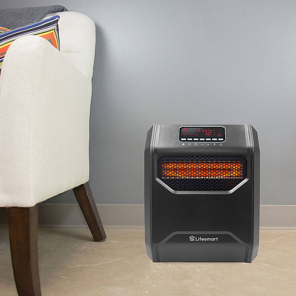 Best Buy: Lifesmart 6-element Infrared Heater Black HT1013