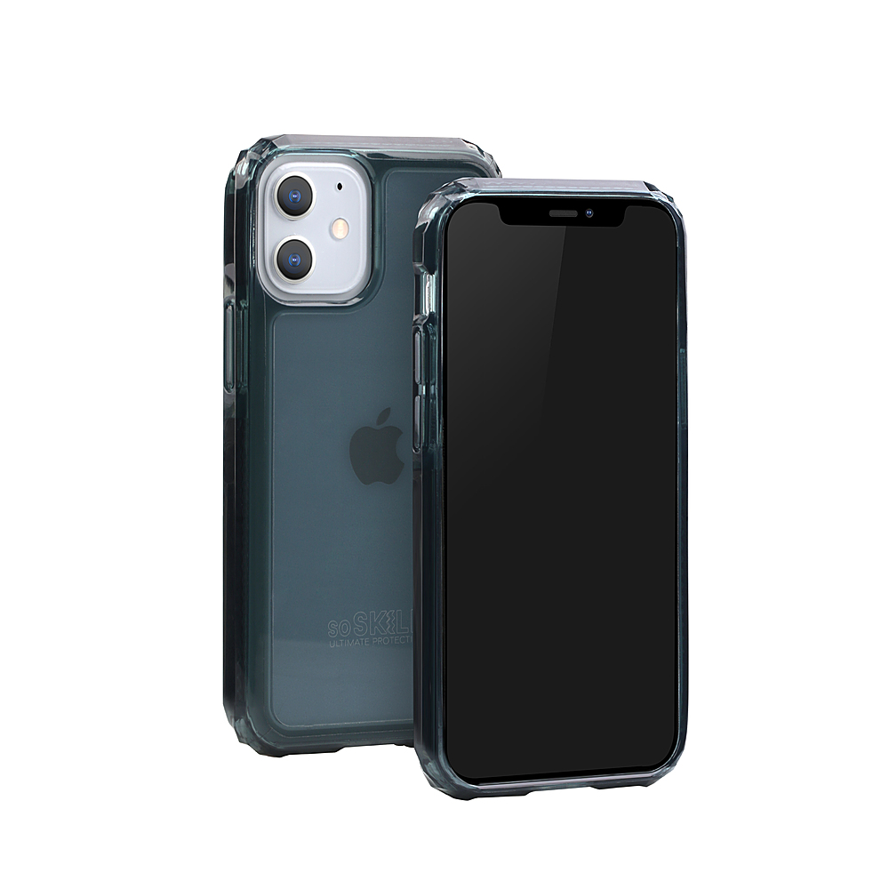 Angle View: SoSkild - iPhone 12 / iPhone 12 Pro (6.1) Defend 2.0 Heavy Impact Case - Smokey Grey