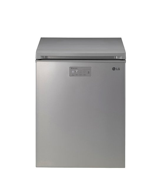 Front Zoom. LG - 4.5 cu Ft Kimchi Convertible Refrigerator/Freezer - Platinum silver.