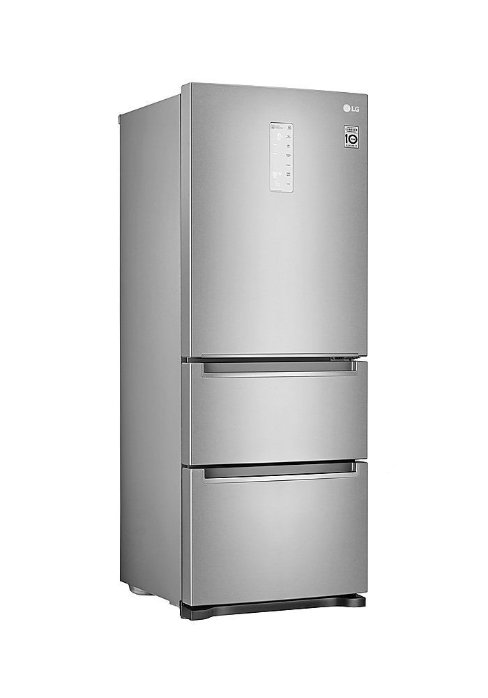 Angle View: LG - 11.7 Cu Ft Kimchi Refrigerator - Platinum silver