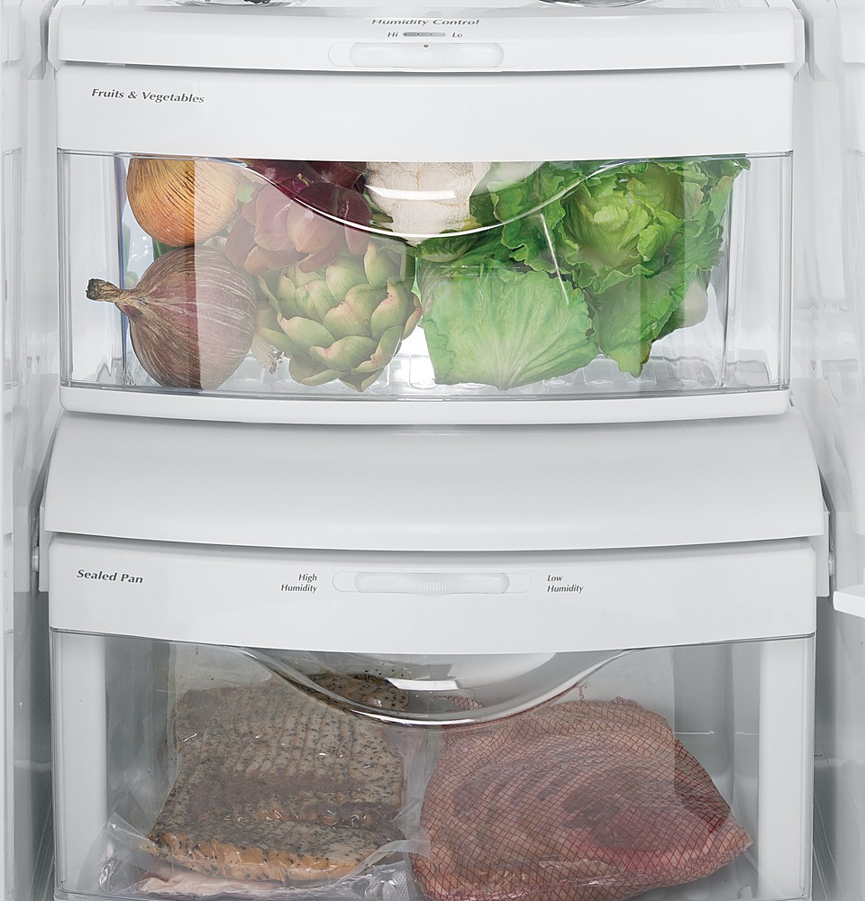 Ge Appliances PSE25KYHFS Side By Side Freestanding Refrigerator