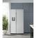 Alt View 17. GE Profile - 28.2 Cu. Ft. Side-by-Side Refrigerator with LED Lighting - Stainless Steel.