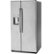 Angle Zoom. GE Profile - 21.9 Cu. Ft. Side-by-Side Counter-Depth Refrigerator with LED Lighting - Stainless steel.